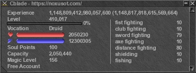 Signature for player Cblade