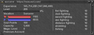 Signature for player sorcerer